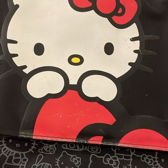 Hello Kitty Black  Laptop Case Messenger Bag Shoulder Strap 2011 - Picture 6 of 11